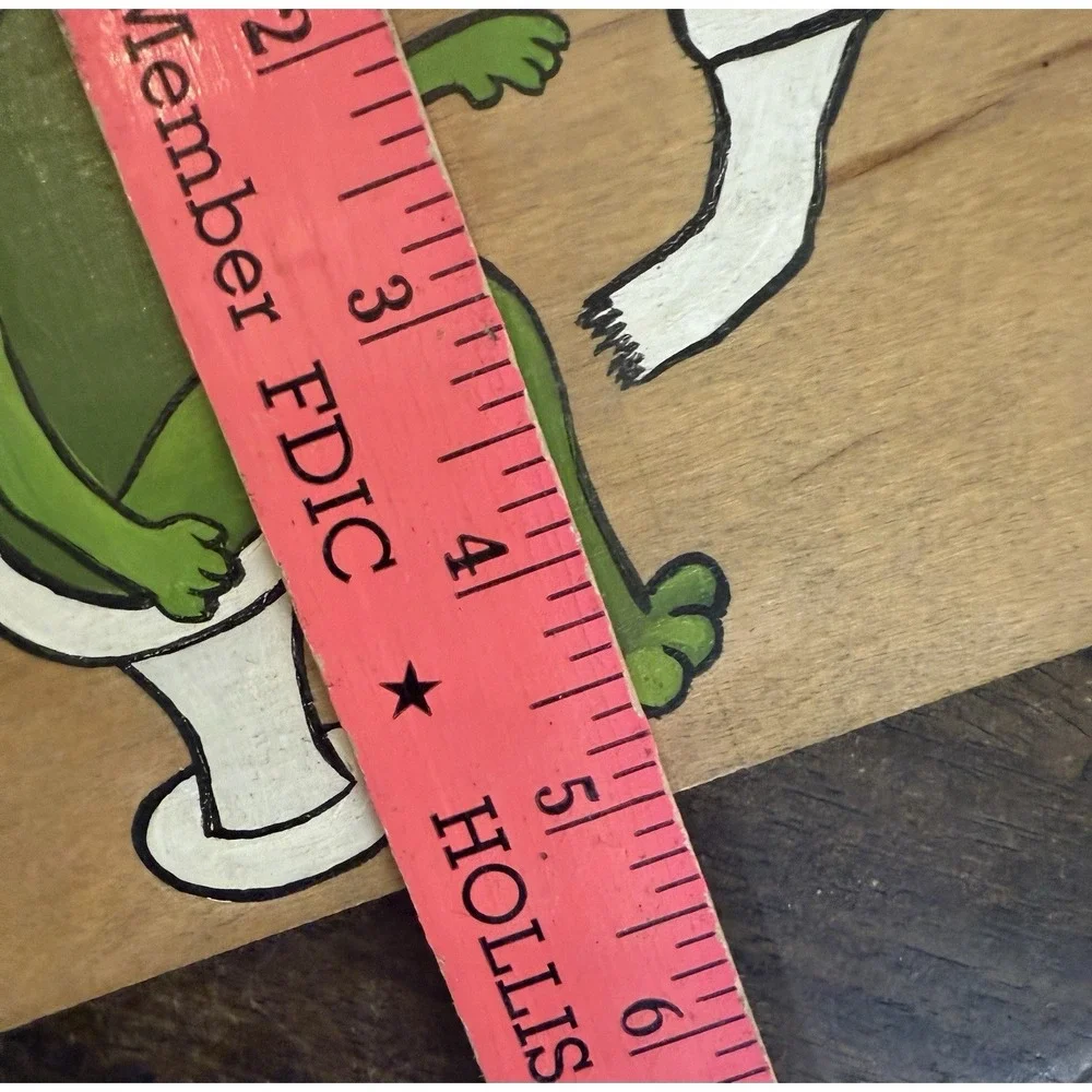 Vintage Frog Bathroom Wall Art Set Wood Hand Painted Bath Decor 3pc